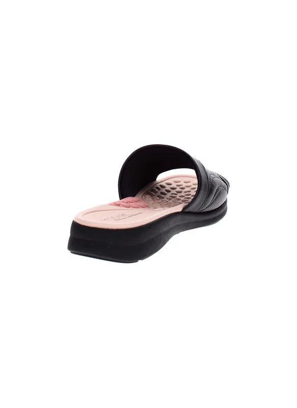 مودار Modare Ladies Flat Sandals Black | Made In Brazil