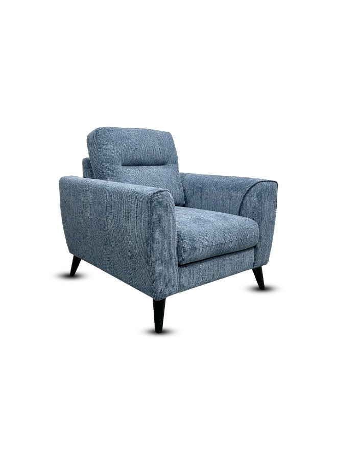 ROTAI ROTAI Anderson Chair 1-Seater with 2-Year Warranty | Soft Fabric Armchair | D28 High-Density Foam | Spring Support | Pine Wood Frame | Modern Living Room Accent Chair  - Image 2