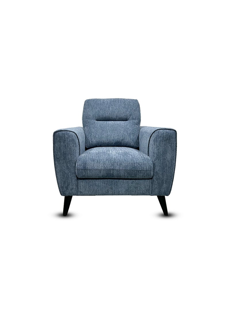 ROTAI ROTAI Anderson Chair 1-Seater with 2-Year Warranty | Soft Fabric Armchair | D28 High-Density Foam | Spring Support | Pine Wood Frame | Modern Living Room Accent Chair  - Image 1