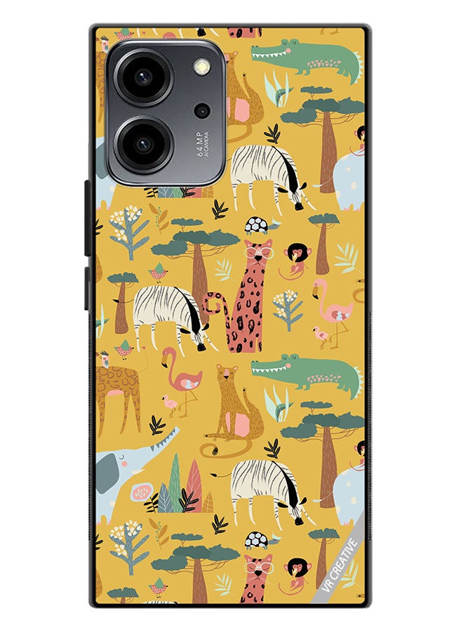 VR CREATIVE Protective Case Cover For Honor 80 SE Animals In The Wild Design Multicolour - Image 1