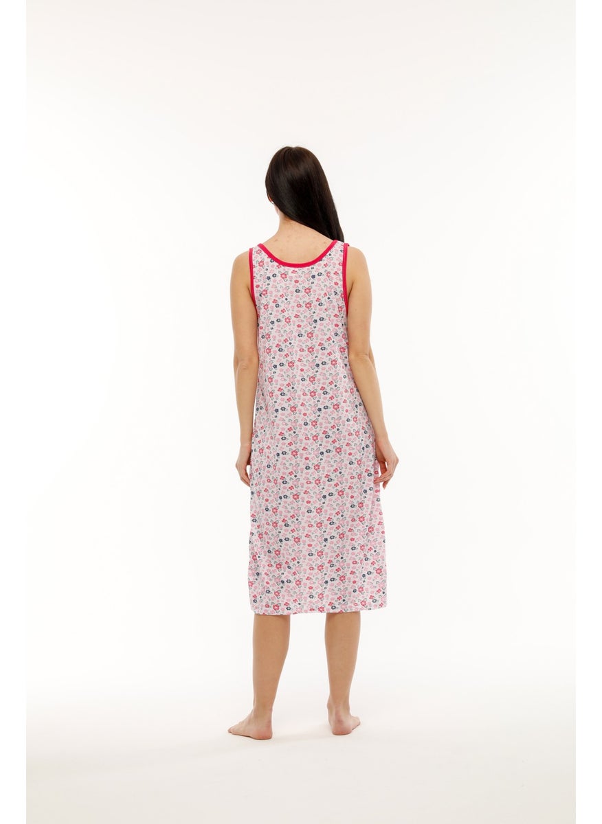 Seva Thick Strap Cotton Combed Fabric Comfortable Fit Nightgown  - Image 4