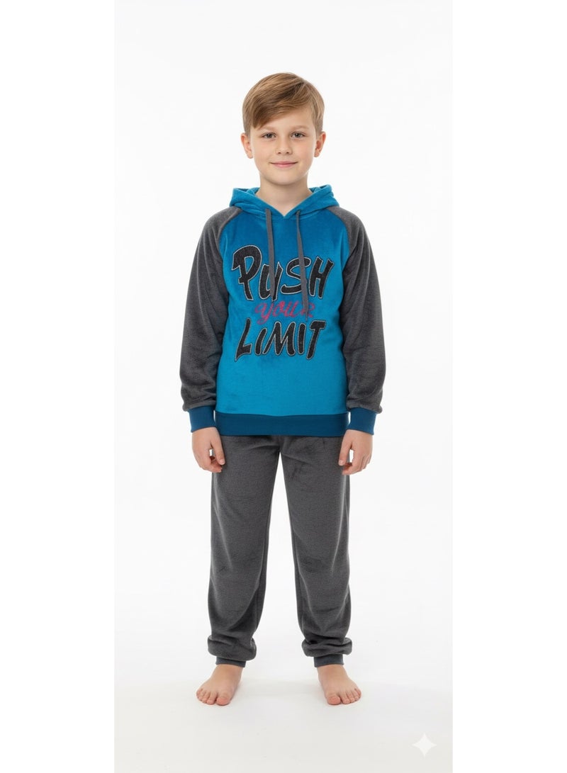 Jet Kids' Winter Home wear Pajamas (Velvet ) – Trendy, comfortable designs perfect for lounging and sleep.