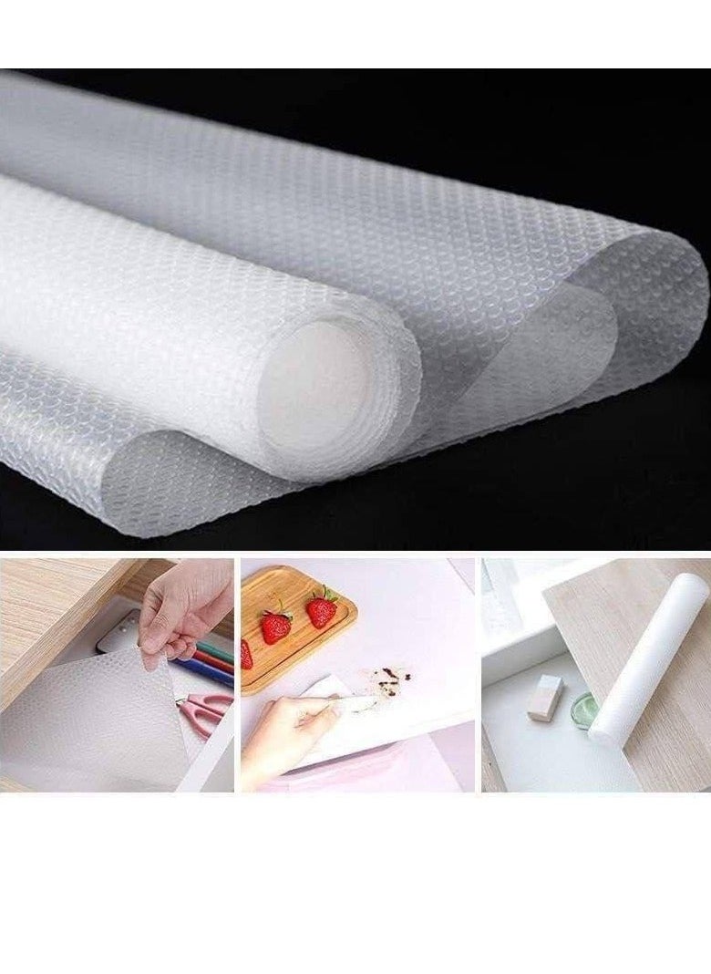 Generic Transparent White Silicone Drawer Roll – Perfect Protection for Your Kitchen with Easy Cleaning 10M*45CM X  - Image 5