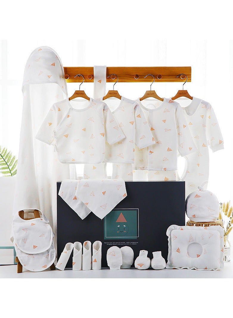 Beauenty Baby Newborn Essentials Layette Gift Set with Box 22 Piece Baby Girl Boys Gifts Premium Cotton Baby Clothes Accessories Set Fits Newborn Baby Suit Set Cuddle Strap Bib Gloves Saliva Towel Pillow - Image 2