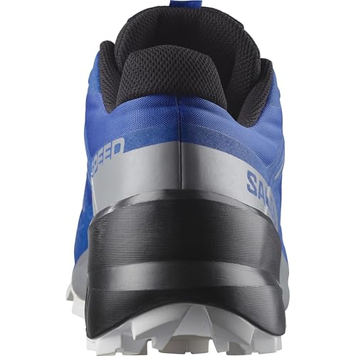 Salomon Men’s Speedcross Trail Running Shoes - Lapis Blue/Black/White - 8.5 - Image 4