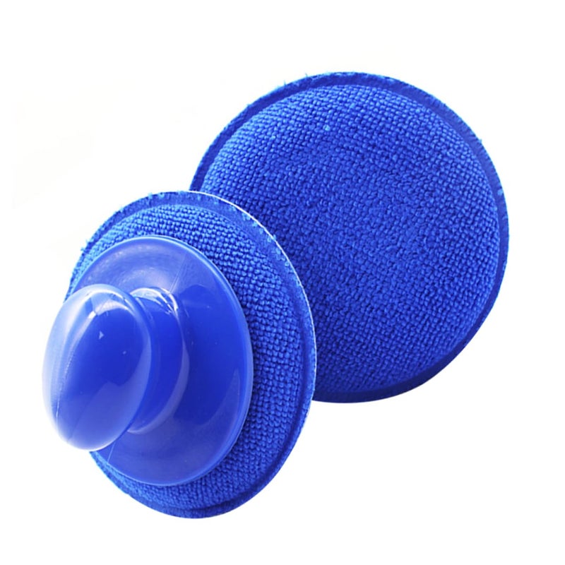2 Pack Non Scratch Car Wash Sponges Waxing Polishing Pads Cleaning Kit Blue - Image 2