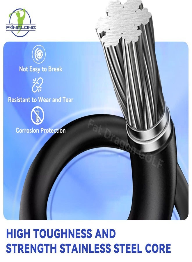 Panglong EZGO TXT Brake Cables Set, EZGO Brake Cable-Passenger and Driver Side Stainless Steel Core, Suitable for 1994-2008 EZGO TXT and Medalist Golf Cart, OEM# 70716-G03 70273-G03 70969-G03 - Image 2