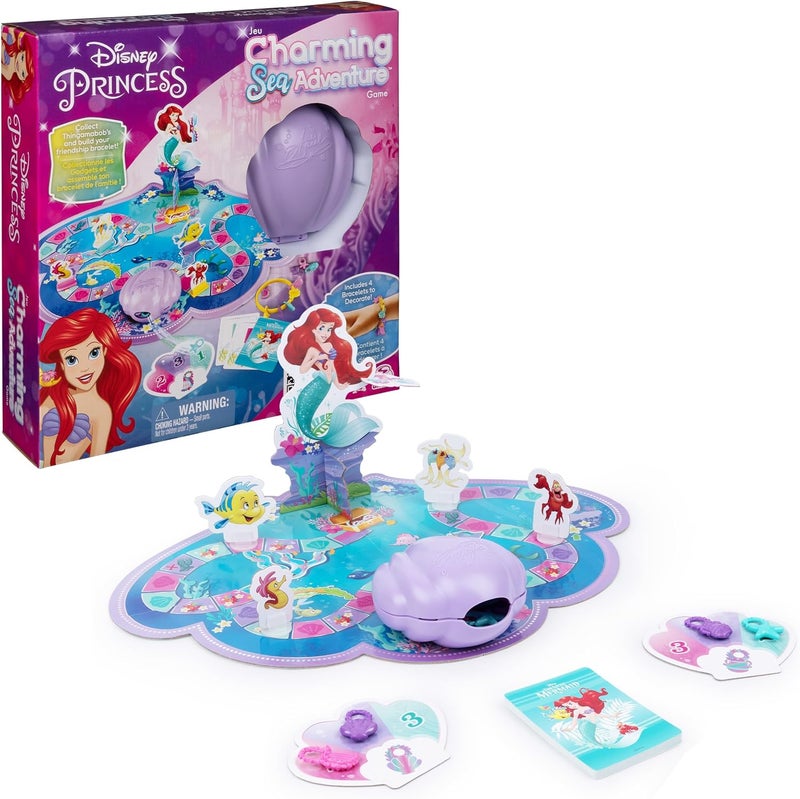 Spin Master Games Disney Princess Charming Sea Adventure Board Game - Image 1