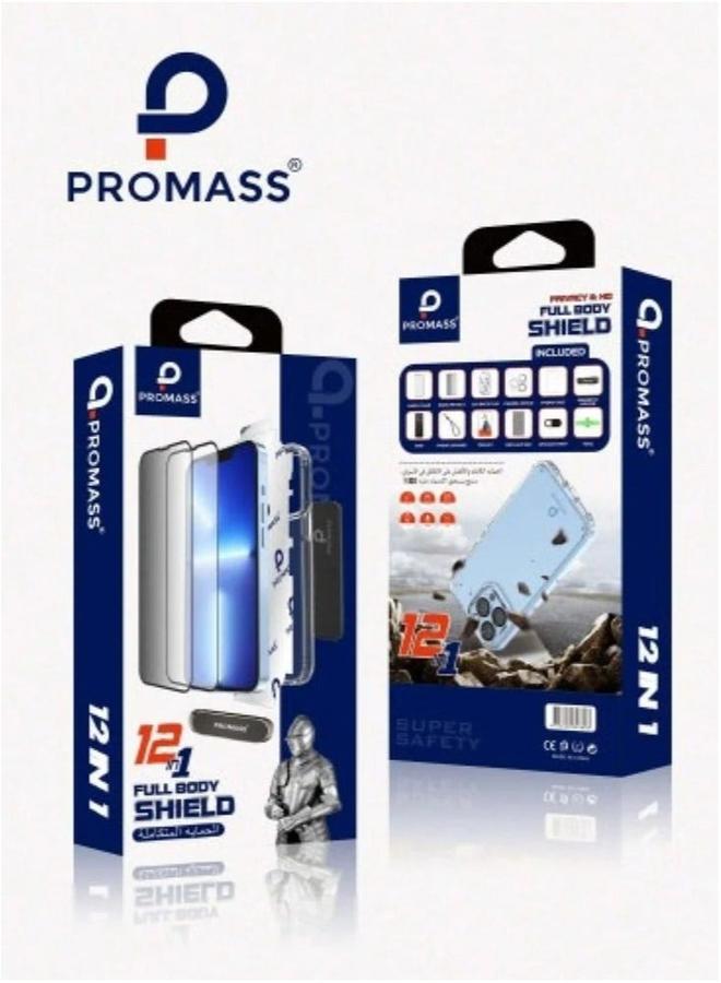 PROMASS Ultimate Protection Package for Iphone 11 Pro Superior Defense and High Quality 12 in 1 - Image 3