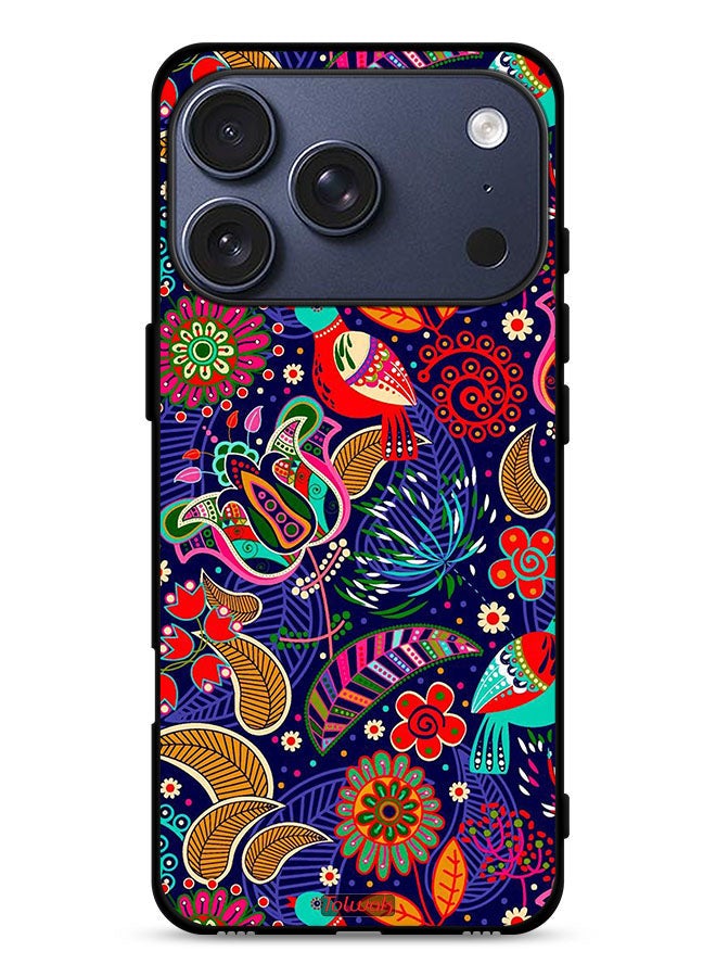 Tolwak Apple iPhone 17 Pro Protective Case Cover Birds And Floral Pattern - Image 1