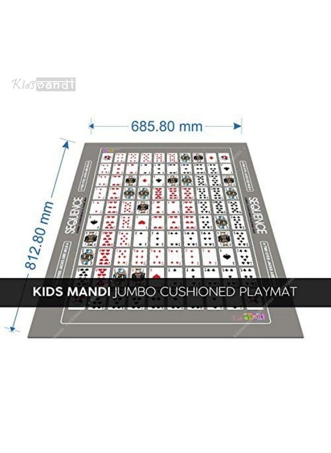 Kids Mandi Make A Jumbo Sequence Game - Family And Adults Board Game (Jumbo Sequence Game)  - Image 2