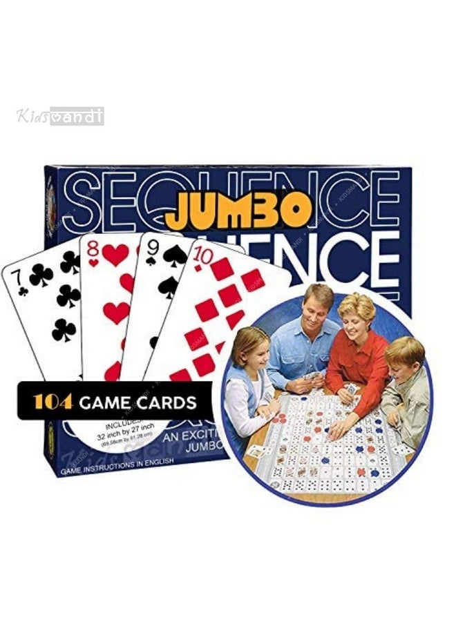 Kids Mandi Make A Jumbo Sequence Game - Family And Adults Board Game (Jumbo Sequence Game)  - Image 4