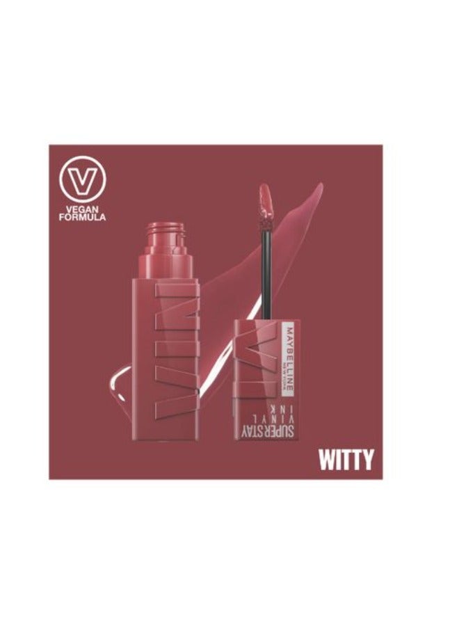 Maybelline New York Superstay VINYL Lipgloss INK  - 40 Witty - Image 2