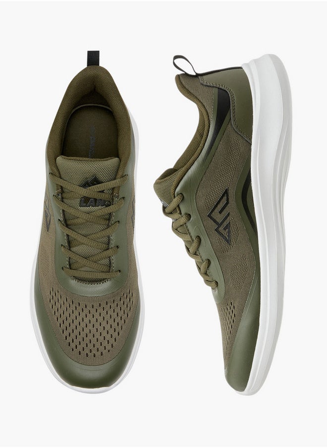 Oaklan by Shoexpress Textured Sports Shoes with Lace-Up Closure  - Image 1