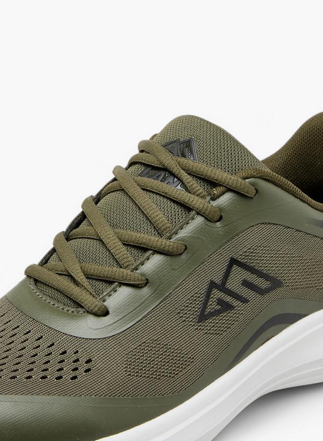 Oaklan by Shoexpress Textured Sports Shoes with Lace-Up Closure - Image 4