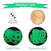 Sumind 18 Pieces Glow in The Dark Dice Luminous Dices 6 Sided Dice with Black Velvet Pouches for Board Activity Casino Theme Party Favors - Image 4