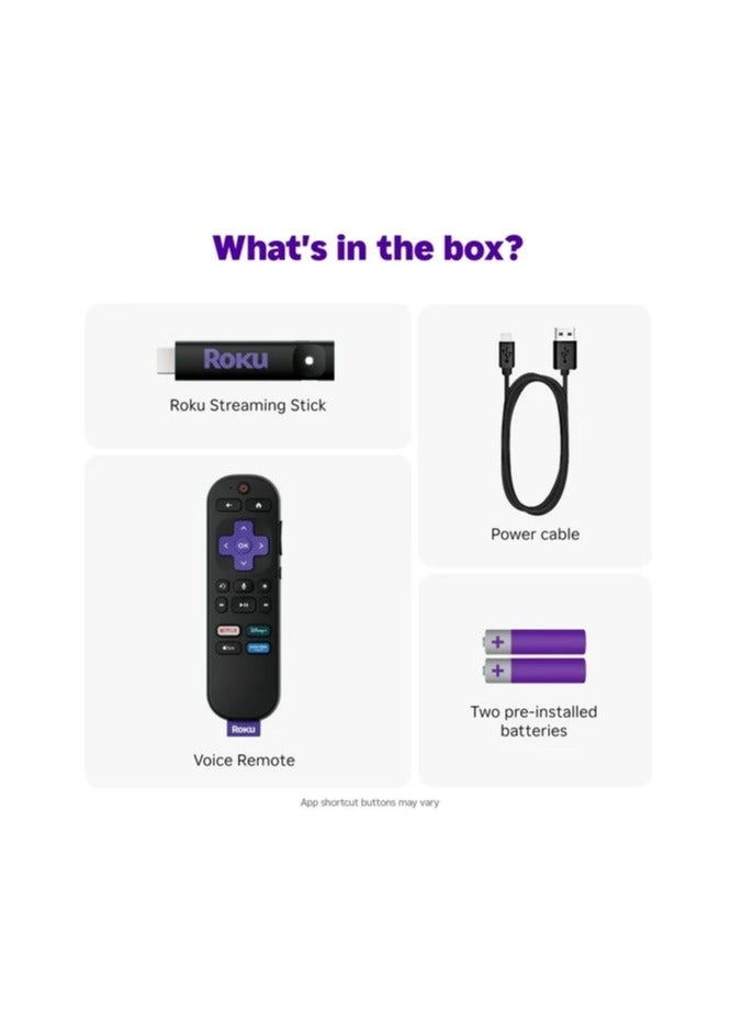 Roku Streaming Stick HD 2025 - HD Roku Streaming Device for TV with Voice Remote - Free & Live TV - Image 4