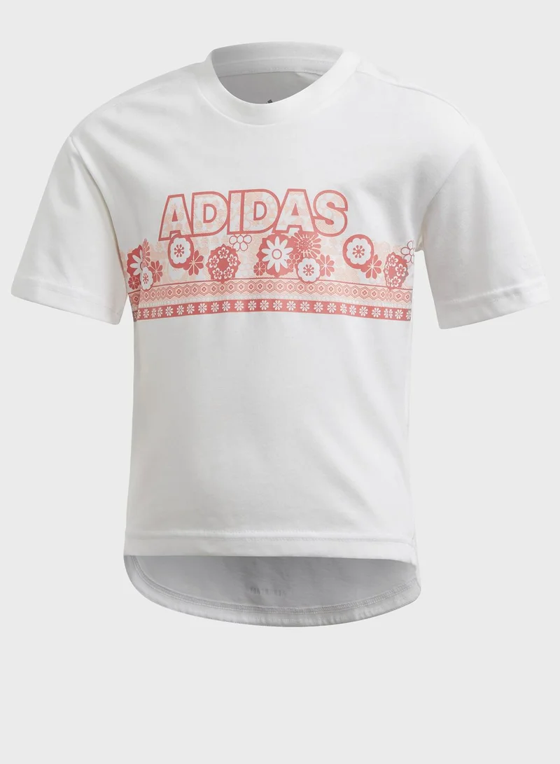 Adidas Kids Aero Ready Graphic T-Shirt