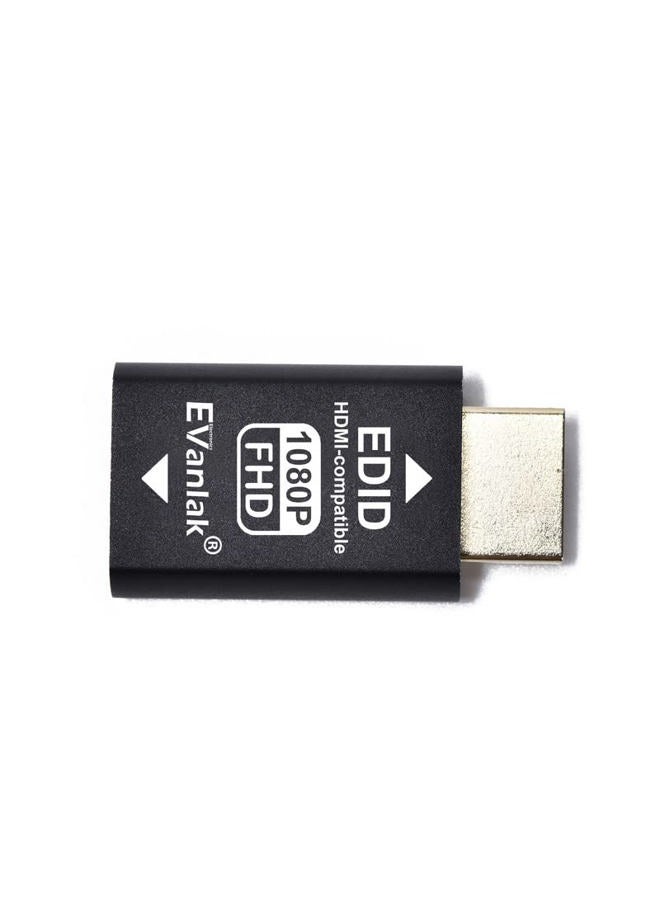 EVanlak Hdmi Edid Emulator Passthrough Eliminated Emulator Adapter 3rd Generrtion Work with Mac Thunderbolt to HDMI Switches/Extender/AV Receiver/Video Splitters -1920X1080@59hz-3pack - Image 2