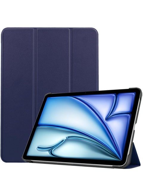 Slim Smart Trifold Stand Case iPad Air 13 Inch M2 Case 2024 / iPad Pro 12.9 Case (6th/5th Gen 2022/2021) - Blue