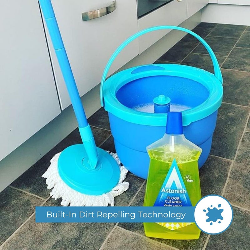 Astonish Zesty Lemon Floor Cleaner With Built In Dirt Repelling Technology To Prevent Stains  Protects Floors From Mud  Pet Stains  Concentrated Mop Solution For Tiles  Sealed Wood 1 Liter Bottle - Image 3