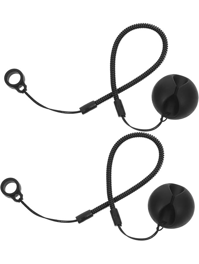 Retractable Pen Leash 2 Pack Anti-Slip Ring Stylus Lanyard 30X0.8X0.3CM - Image 1