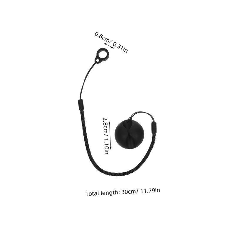 Retractable Pen Leash 2 Pack Anti-Slip Ring Stylus Lanyard 30X0.8X0.3CM - Image 3