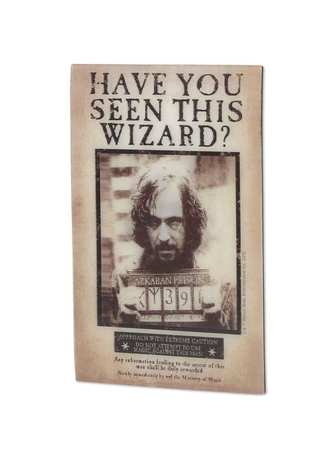 أوبن رود براندز مغناطيس معدني منقوش عليه عبارة "هل رأيت هذا الساحر" من هاري بوتر - مغناطيس أسود عتيق من سيريوس - فكرة هدية رائعة - Image 2