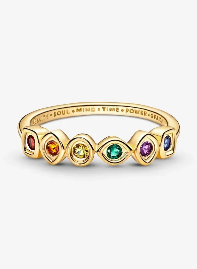 PANDORA Marvel The Avengers Infinity Stones Ring, Size 50
