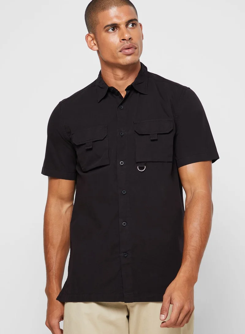 Seventy Five Shorts Sleeve Cargo Pocket Shirt