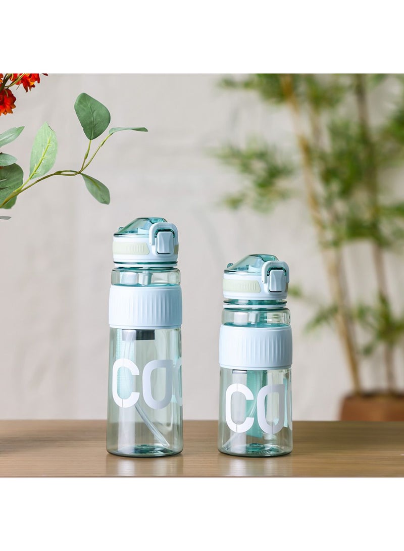 DANUBE HOME زجاجة مياه رياضية ألبين أكوا – زجاجة مياه متينة مقاومة للتسرب للجيم، المشي، والأنشطة الخارجية – خالية من BPA، زجاجة ترطيب قابلة لإعادة الاستخدام للرياضة والسفر - زرقاء - 1000 مل - 8.7x27 سم - Image 3