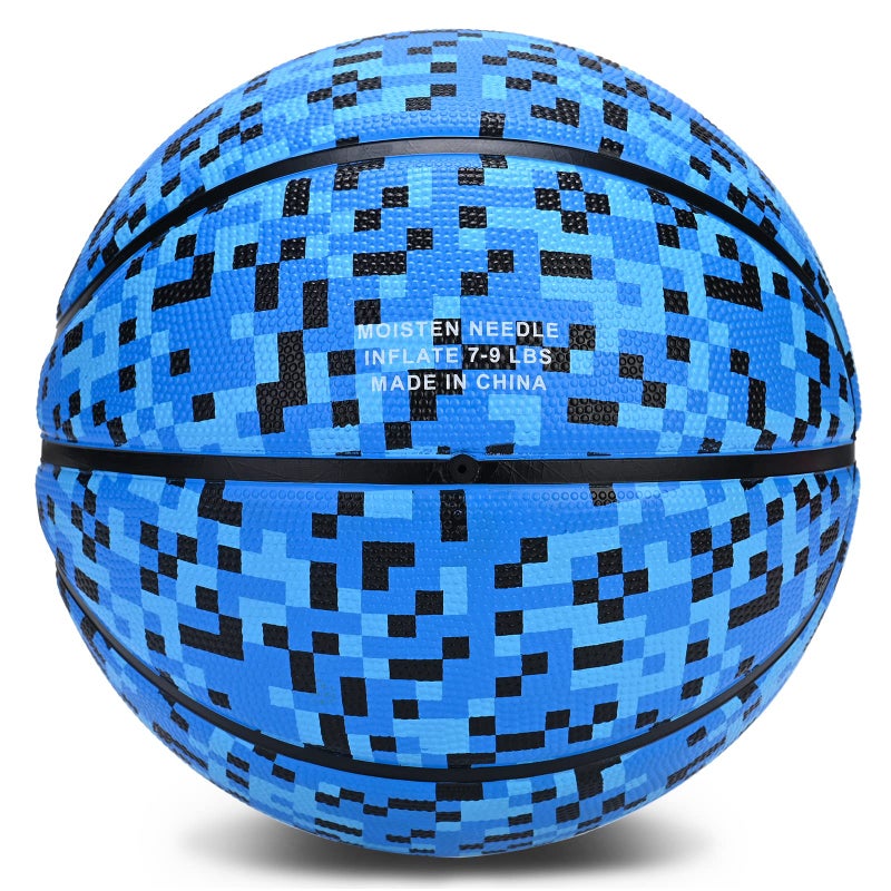 PECOGO Official Rubber Basketball 27.5" 29.5" Outdoor Indoor Mens Basketball Ball Size 5 Size 7 for Kids Youth Teen Boys and Girls Gift Ideas(Without Pump) - Image 2