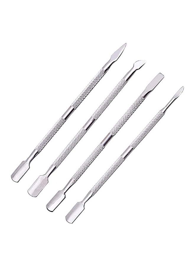 ORiTi 4 Pieces Cuticle Pusher Stainless Steel Cuticle Peeler Scraper Remove Gel Nail Polish  - Image 1