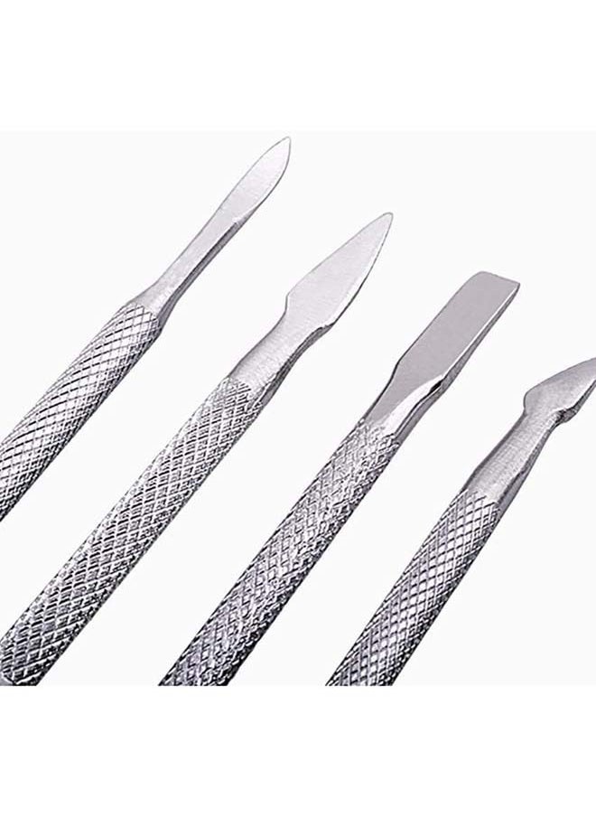 ORiTi 4 Pieces Cuticle Pusher Stainless Steel Cuticle Peeler Scraper Remove Gel Nail Polish  - Image 2