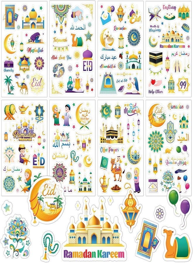 هواف ملصقات عيد مبارك من هواف، أكثر من 400 قطعة، 24 ورقة، ملصقات رمضان مبارك الإسلامية للعيد، يمكنك صنعها بنفسك، مناسبة للأطفال، الأعمال اليدوية، الهدايا، ملصقات لدفاتر القصاصات، ملصقات لتزيين سجلات القصاصات، ملصقات لتزيين المذكرات، ملصقات للكعبة المشرفة، ملصقات للقرآن الكريم، زينة الحفلات - Image 4