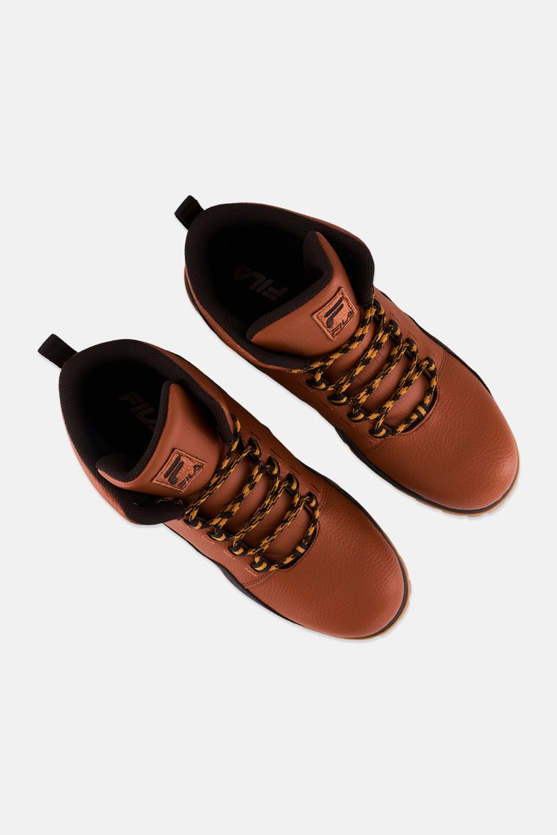 FILA Men Derail Lace Up Outdoor Boots, Brown  - Image 4