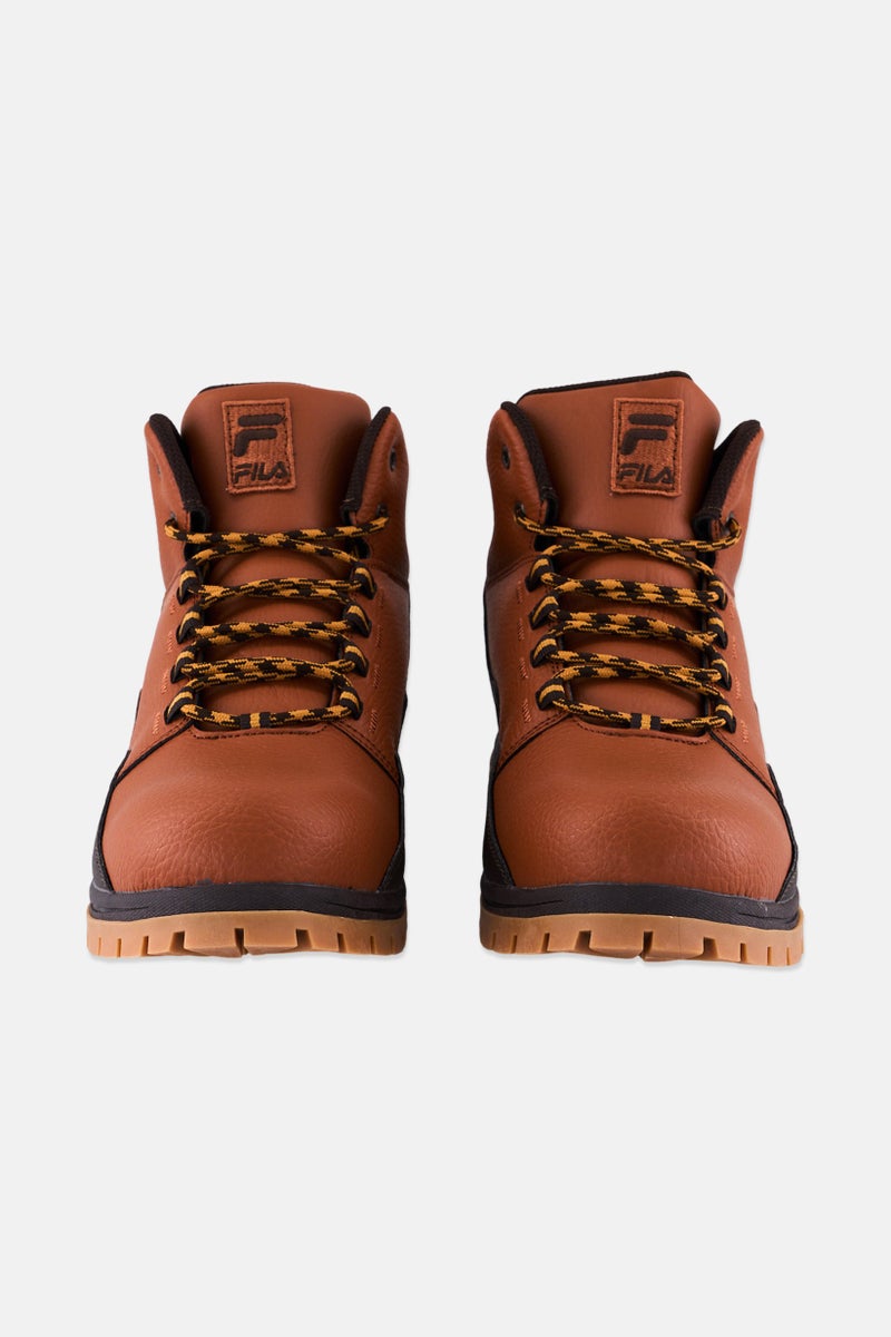 FILA Men Derail Lace Up Outdoor Boots, Brown  - Image 3