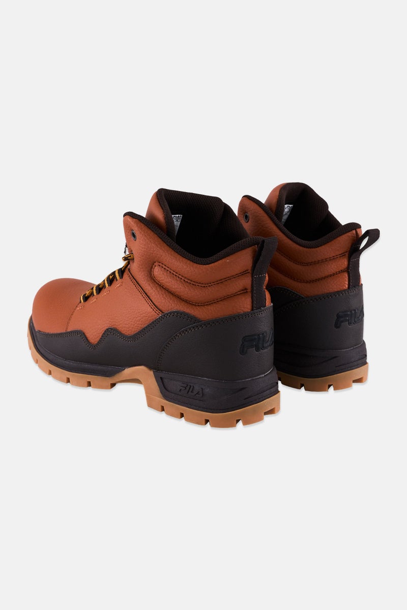 FILA Men Derail Lace Up Outdoor Boots, Brown  - Image 2