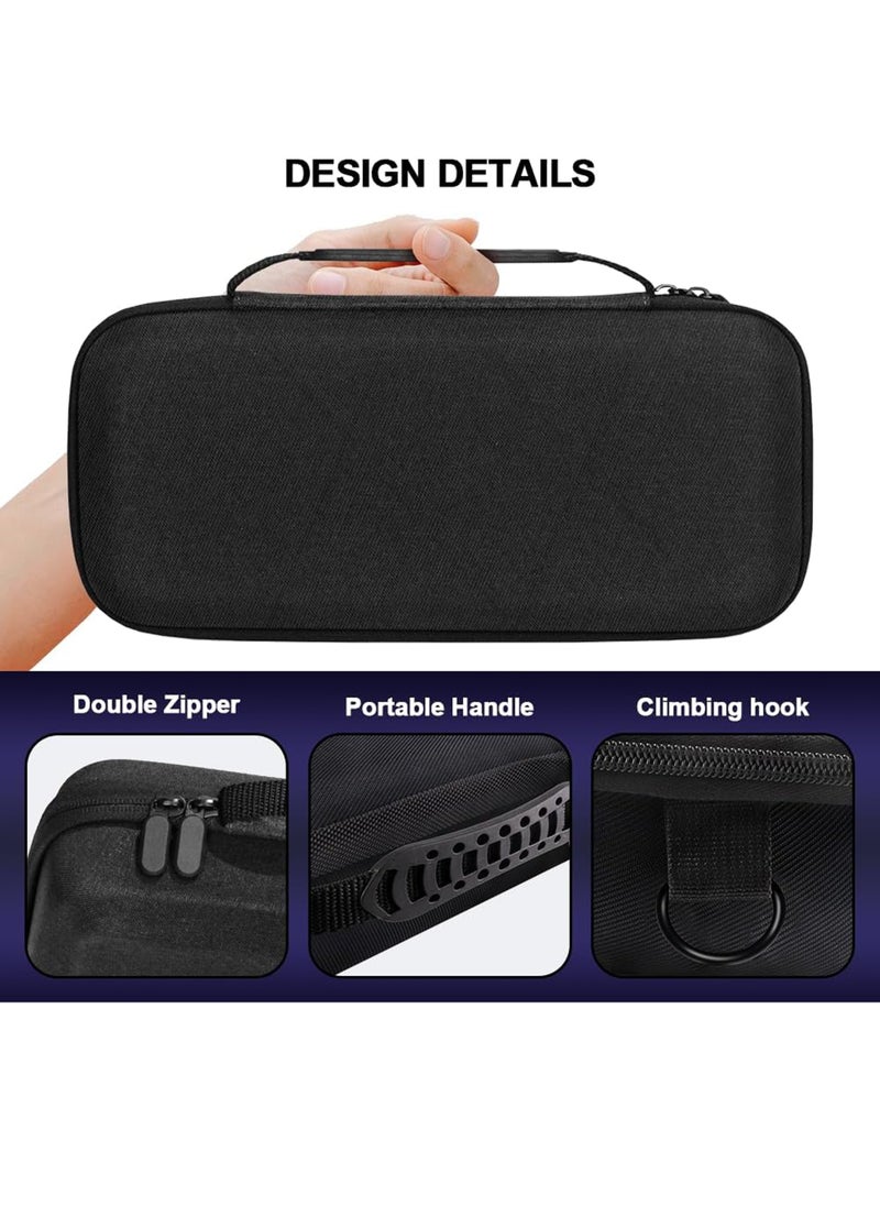 Uwals - Carry Case Compatible with ASUS ROG Ally, Built-in Charger Storage, Protective Hard Portable Travel Case Cover Shell Pouch with Pockets for Accessories and Games - Image 1