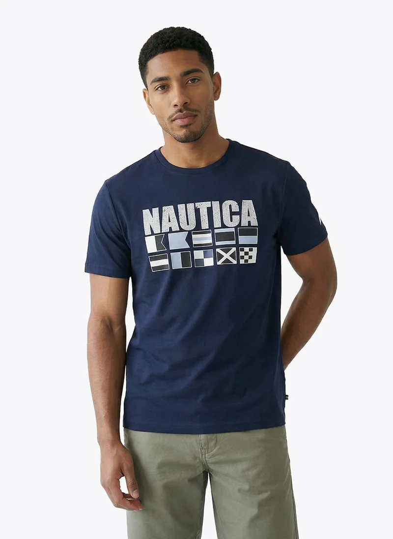 Men Regular Fit Short Sleeve T-Shirt for Casual Styling - Navy