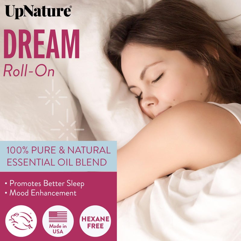 UpNature Dream Sleep Essential Oil Roll On â€“ Natural Sleeping Blend with Lavender, Chamomile Aromatherapy Oils - Image 2