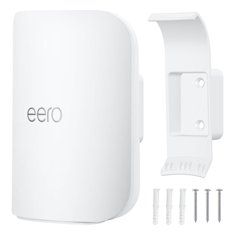 HOGEE Wall Mount Bracket for eero Pro 7, Router Bracket Holder, No Messy Wires, Space Saving, Easy Installation, Wall Stand Bracket Only Compatible with eero Pro 7ï¼ˆ1 Packï¼‰ - Image 1