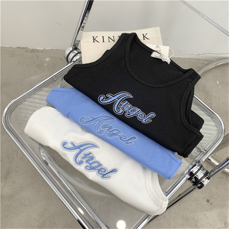 Women's Sleeveless Crop Top Vest - Image 2