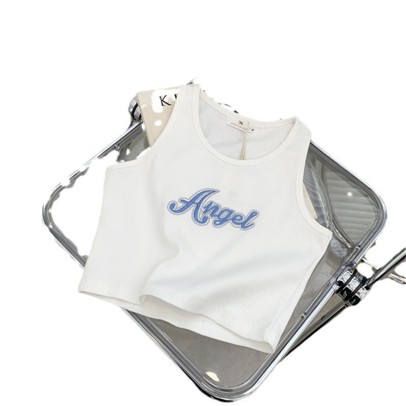 Women's Sleeveless Crop Top Vest - Image 5