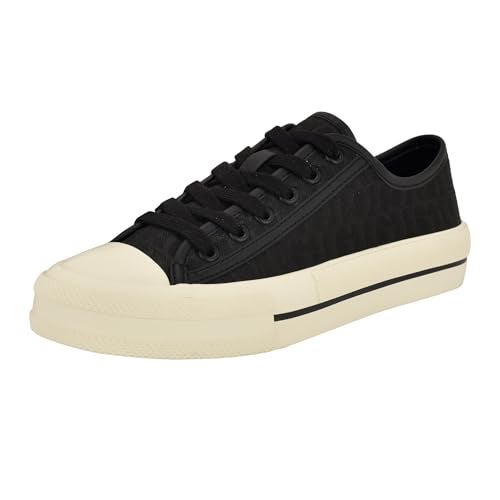Guess Women's Carey Sneaker, Black Logo 001, 7.5 - Image 1