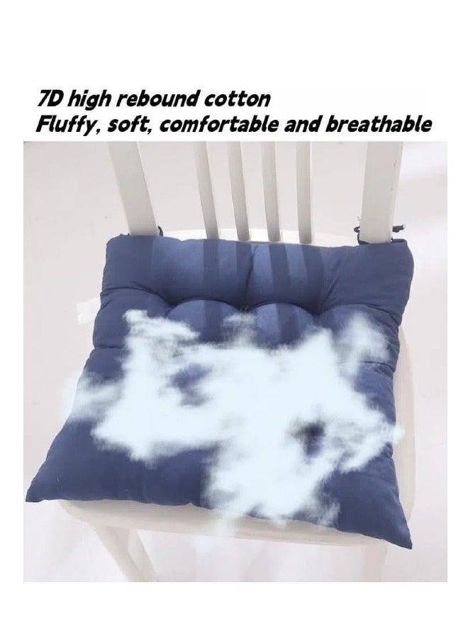 Generic Chair cushion with lacing Seat cushion Square floor chair seat cushion Solid thickened Comfort tufted seat cushion Corduroy  - Image 5
