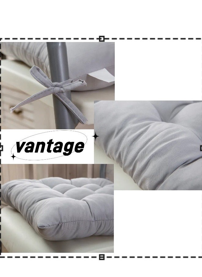 Generic Chair cushion with lacing Seat cushion Square floor chair seat cushion Solid thickened Comfort tufted seat cushion Corduroy  - Image 4