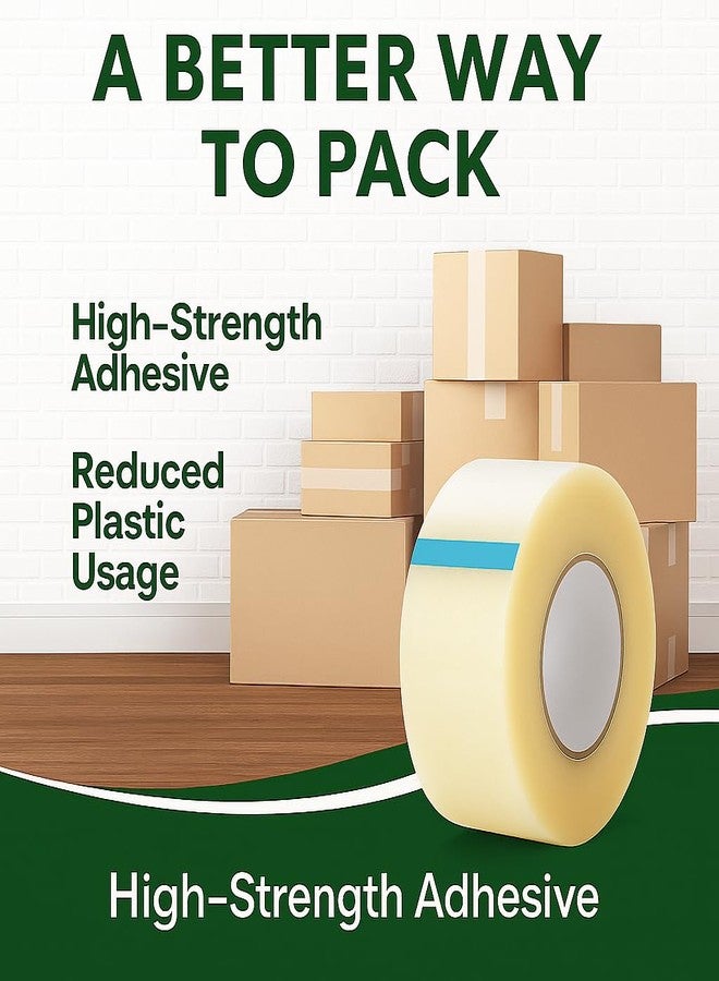 ELATAPES BOPP Packaging & Crafting Transparent Tape For Office, Industries, DIY & House Decoration, High Strength Heavy Duty Industrial Packaging Tape (Set of 2) (3 inch X 300 meter) - Image 4