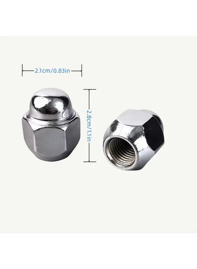 M12x1 25 Wheel Lug Nuts Set Of 5 Pcs Compatible With Nissan Sedans And SUVs - Image 2