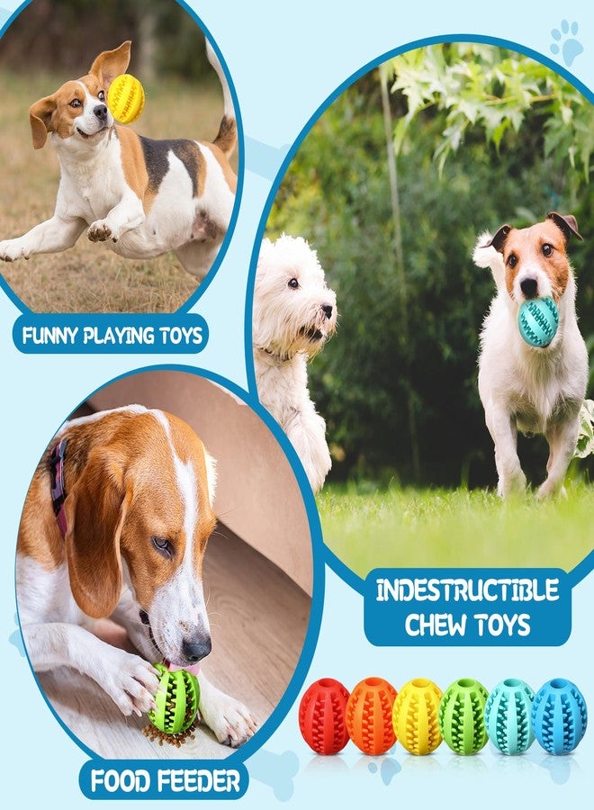 Suilung 12 Pcs Dog Treat Toy Balls Bulk Interactive Dog Puzzle Toys Dispensing Puppy Balls for Teething Chew Enrichment for Boredom and Brain Stimulating Game to Keep Them Busy(Large) - Image 5